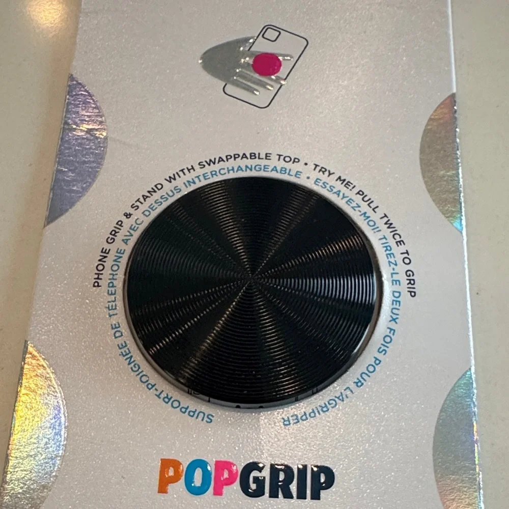 PopSocket Premium Black PopGrip new